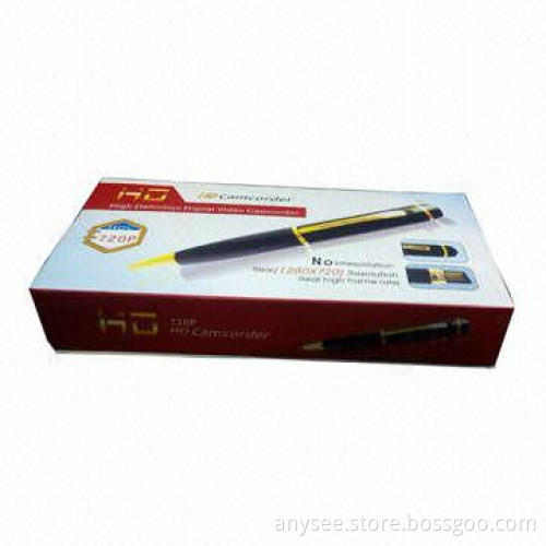 720P HD Digital Ballpoint Pen with Tiny Spy Camera